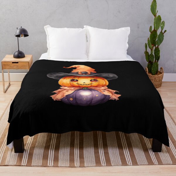 Item preview, Pumpkin with Witch Hat designed and sold by pixclipart.