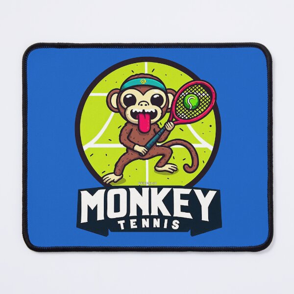 Item preview, Monkey Tennis Logo designed and sold by FunnehGacha.