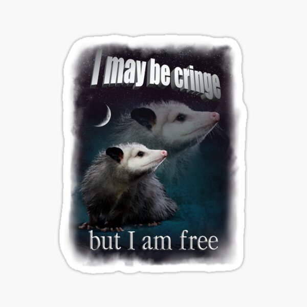 Aperçu de l'œuvre Je peux grincer des dents, mais je suis un opossum libre créée et vendue par snazzyseagull.