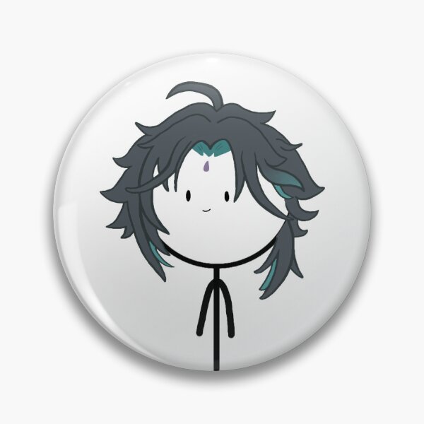 Item preview, Stickman Xiao genshin impact designed and sold by Sushiitz.