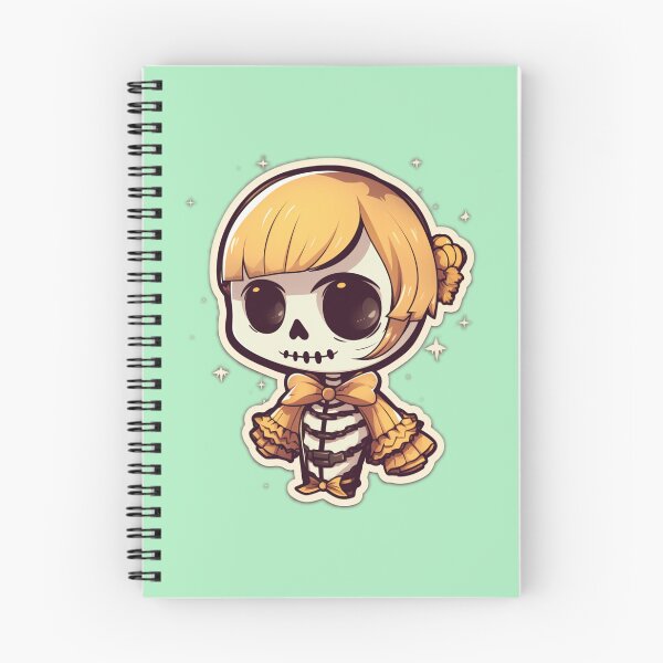 Item preview, Cute Halloween Skeleton Girl Anime designed and sold by Krys-Designs.