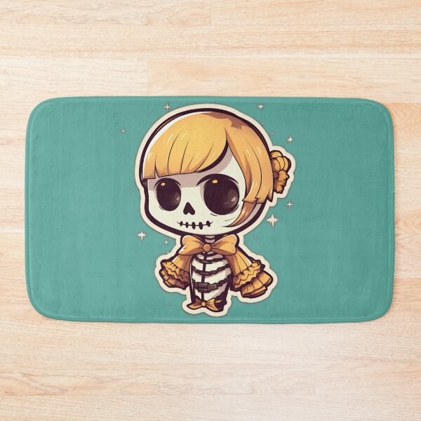 Item preview, Cute Halloween Skeleton Girl Anime designed and sold by Krys-Designs.