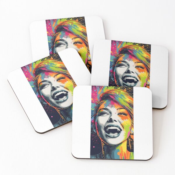 Item preview, Abstract Portrait of a Woman in colorful waterpaint designed and sold by ManuelAndreas.