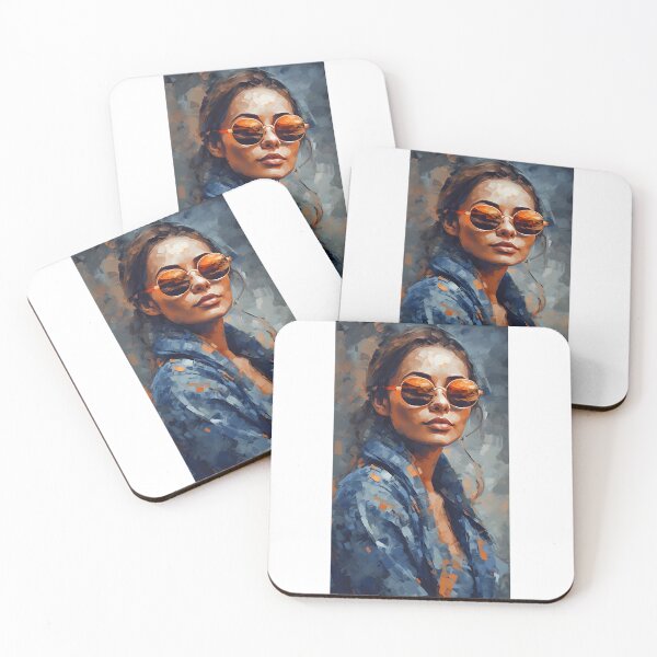 Item preview, Abstract Portrait of a Woman in colorful waterpaint designed and sold by ManuelAndreas.