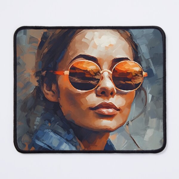 Item preview, Abstract Portrait of a Woman in colorful waterpaint designed and sold by ManuelAndreas.