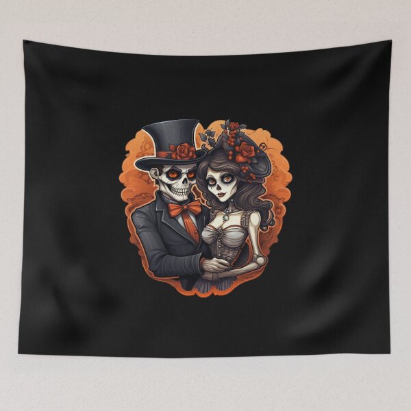 Item preview, Halloween couple designed and sold by Raskal-Print.