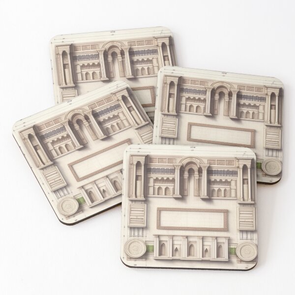 Item preview, Ancient architecture plans  designed and sold by Roxburylane.