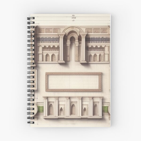 Item preview, Ancient architecture plans  designed and sold by Roxburylane.