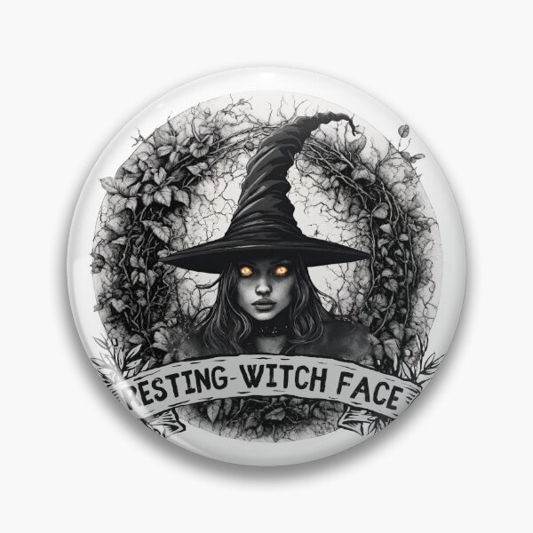 Item preview, Resting Witch Face designed and sold by Bramble Fairy.