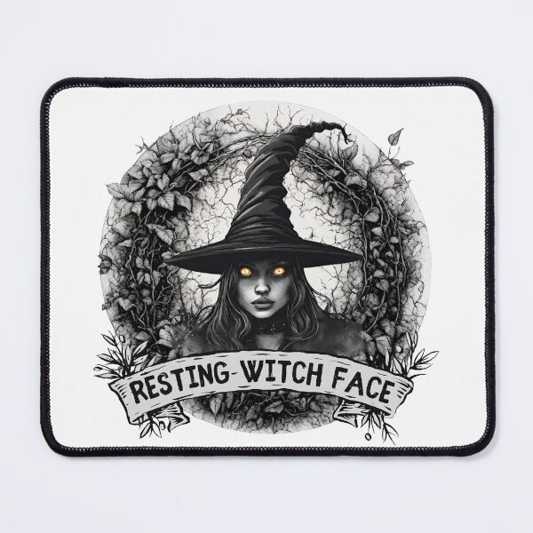 Item preview, Resting Witch Face designed and sold by Bramble Fairy.