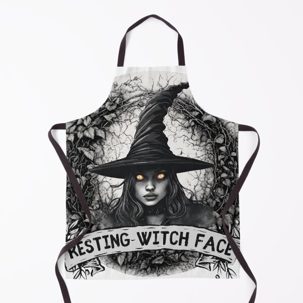 Item preview, Resting Witch Face designed and sold by Bramble Fairy.