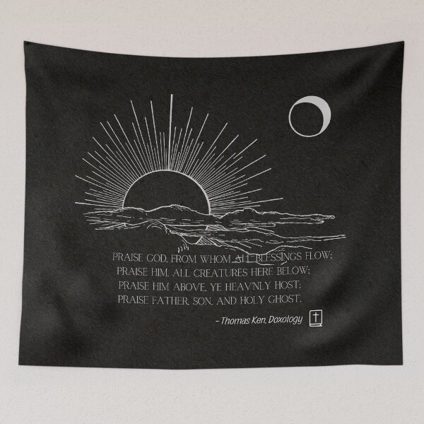 Item preview, Doxology, Bible Art, Christian wall art, Christian Poster, Praise God designed and sold by Christie Olstad.