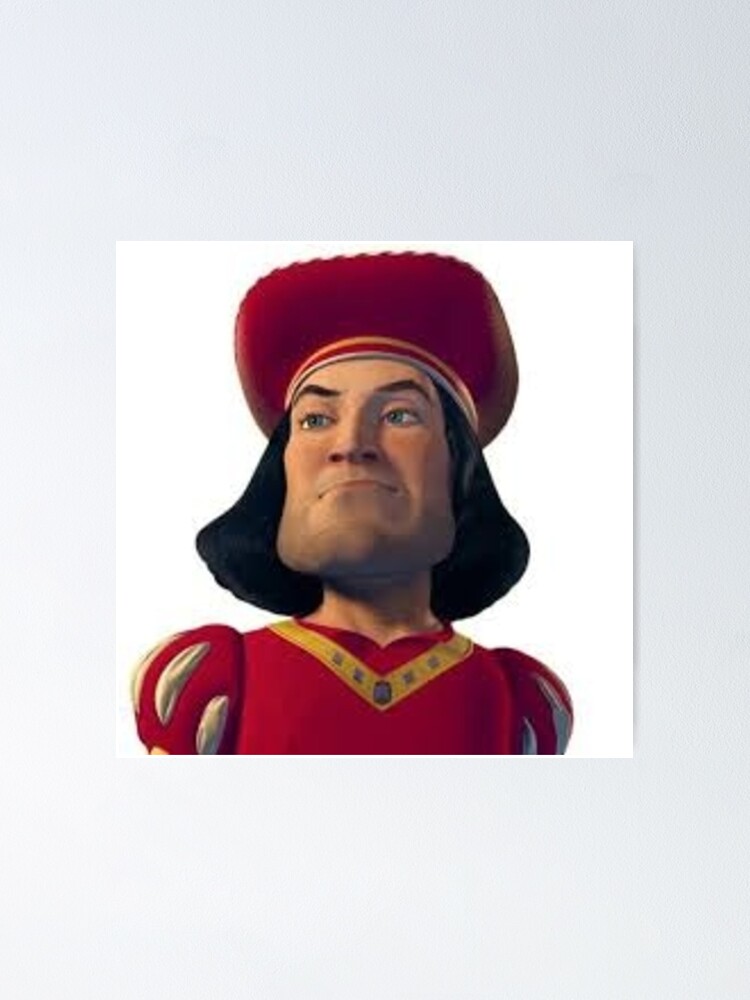 Alternate view of lord farquaad Poster. 