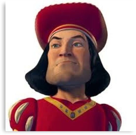 Lord Farquaad Canvas Print By Alexis6214 Redbubble 