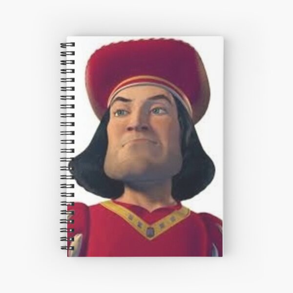 Lord Farquaad Spiral Notebook For Sale By Alexis6214 Redbubble 