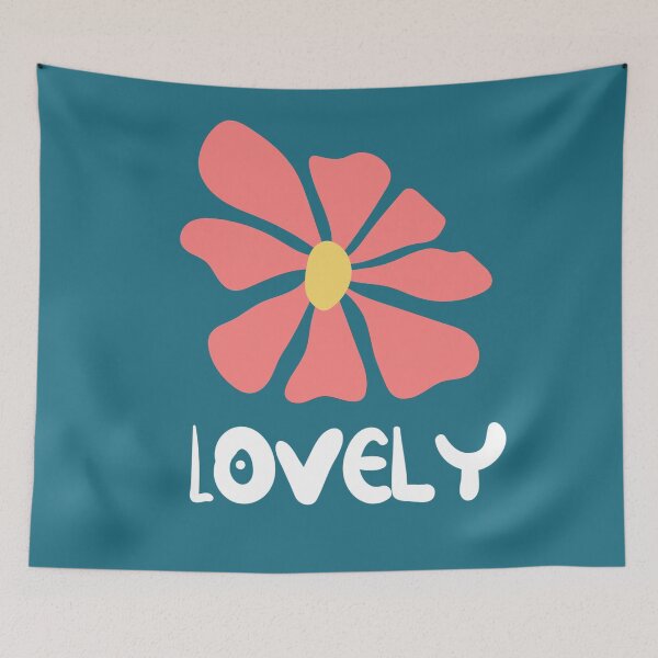 Item preview, ADORABLE big flower. Modern design designed and sold by AcuarelasCA.