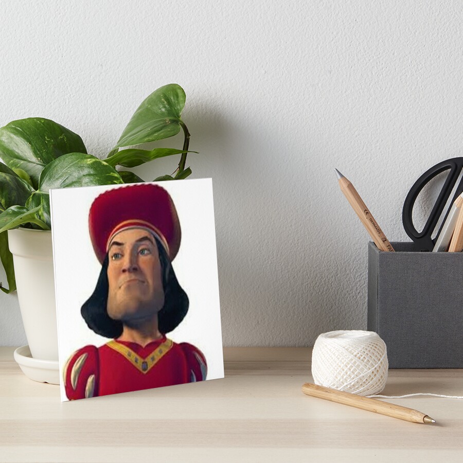 Lord Farquaad Art Board Print For Sale By Alexis6214 Redbubble 