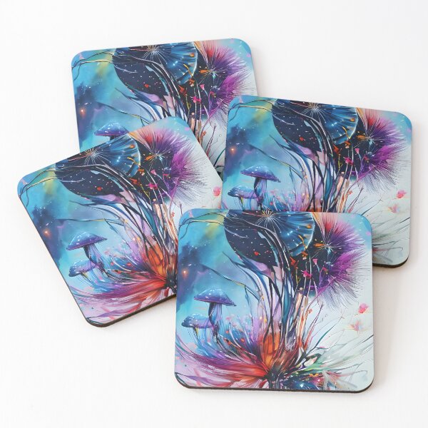 Item preview, Watercolor Abstract Mushrooms designed and sold by PODUNUSUAL.