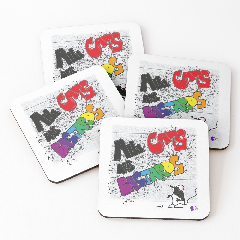 Item preview, Coasters (Set of 4) designed and sold by Riot-Rats.