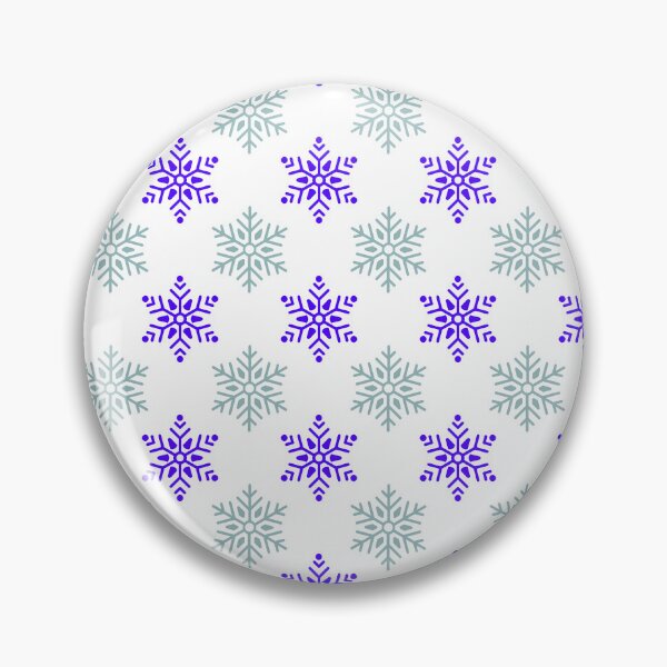Aperçu de l'œuvre Motif de flocons de neige bleus créée et vendue par Patternliss.