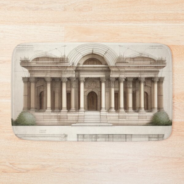 Item preview, Floor plans,  Ancient architecture  designed and sold by Roxburylane.