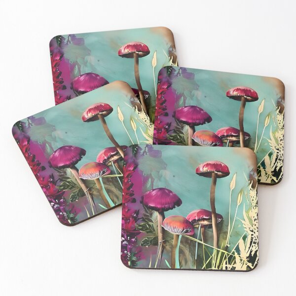 Item preview, Watercolor Abstract Mushrooms designed and sold by PODUNUSUAL.