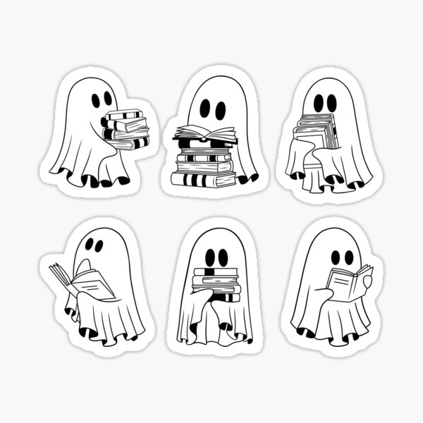 Ghosting You for Books and Coffee Sticker, Cute Ghost Sticker, Book  Stickers for Kindle, Bookish Ghost, Spooky Book Sticker, Reading Gifts 