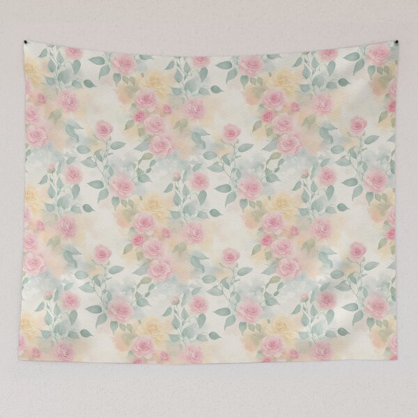 Item preview, Watercolor Pattern - Colorful Flowers designed and sold by Victoria Riabov.