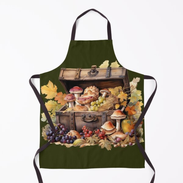 Item preview, Forest Treasure Chest, Treasures of Nature, Autumn Gifts watercolor style designed and sold by Sunmoonlove.