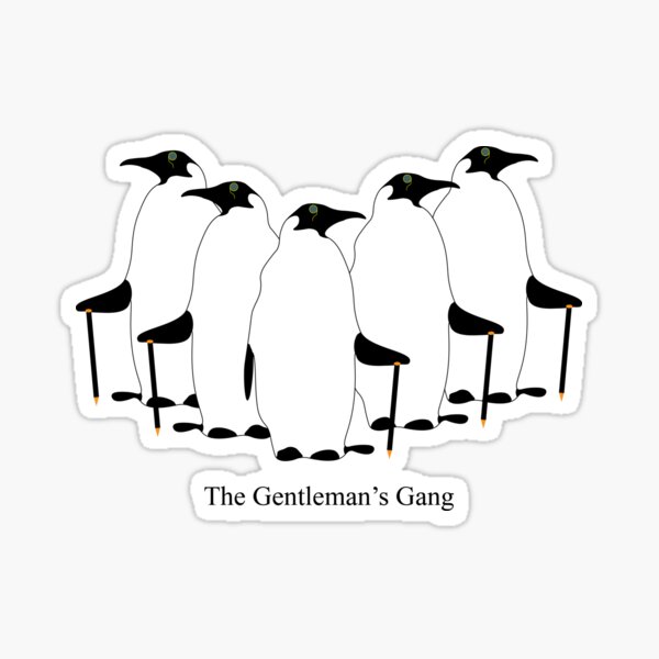 the-gentleman-s-club-sticker-for-sale-by-omadureira-redbubble