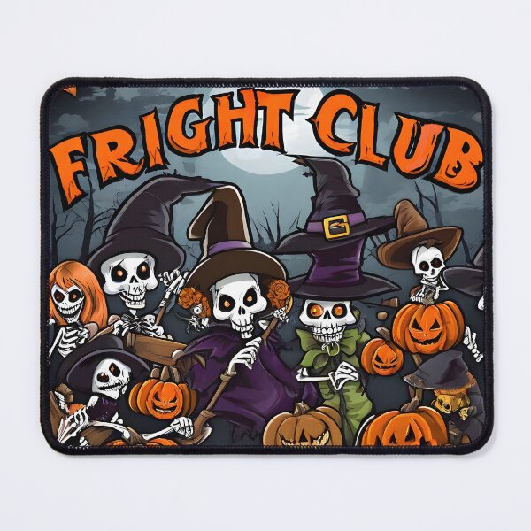 Item preview, Fright Club - Halloween Skeletons Cartoon designed and sold by ChefTonyArt.