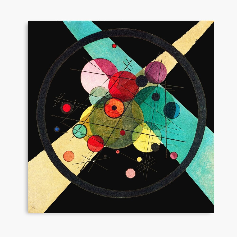 temperatur Manøvre spejder HD Circles in a circle (1923) by Wassily Kandinsky" Art Board Print for  Sale by mindthecherry | Redbubble