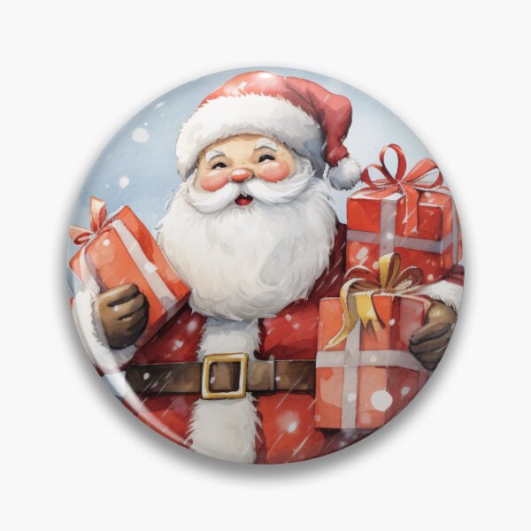 Artikelvorschau, Fröhlicher fröhlicher Weihnachtsmann, Weihnachtsmann im Schnee entworfen und verkauft von CGSGraphics.