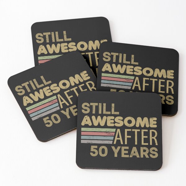 Item preview, Awesome 50th Birthday designed and sold by thepixelgarden.