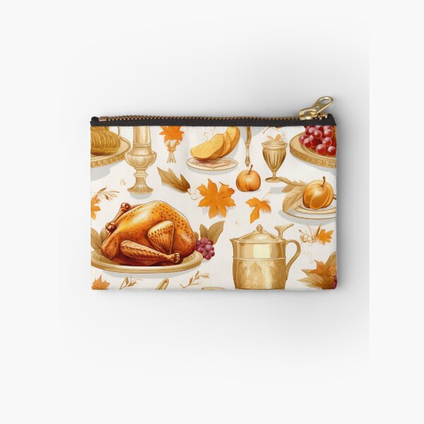 Item preview, Thanksgiving pattern with turkey, grapes and leafs designed and sold by Vindbult.