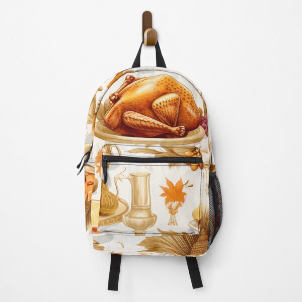 Item preview, Thanksgiving pattern with turkey, grapes and leafs designed and sold by Vindbult.
