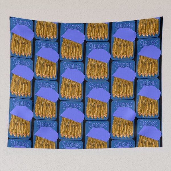 Item preview, A very cool illustration of canned golden sardines designed and sold by aquanour.
