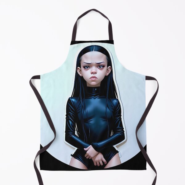 Item preview, Jenna Ortega in a Black Latex Outfit designed and sold by worldofwhisper.
