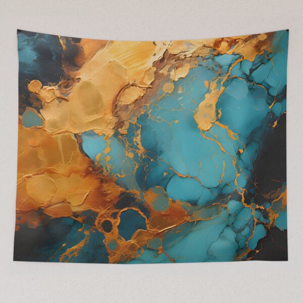 Item preview, Rust and Azure designed and sold by meggydesigns.