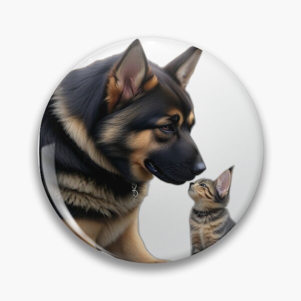 Item preview, The dog and the cat are talking to each other designed and sold by AleksKos.