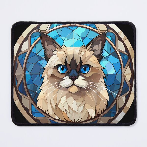 Item preview, Birman Cat, Birman Kitten, Cat Birman with Blue Eyes designed and sold by whiteraven-shop.