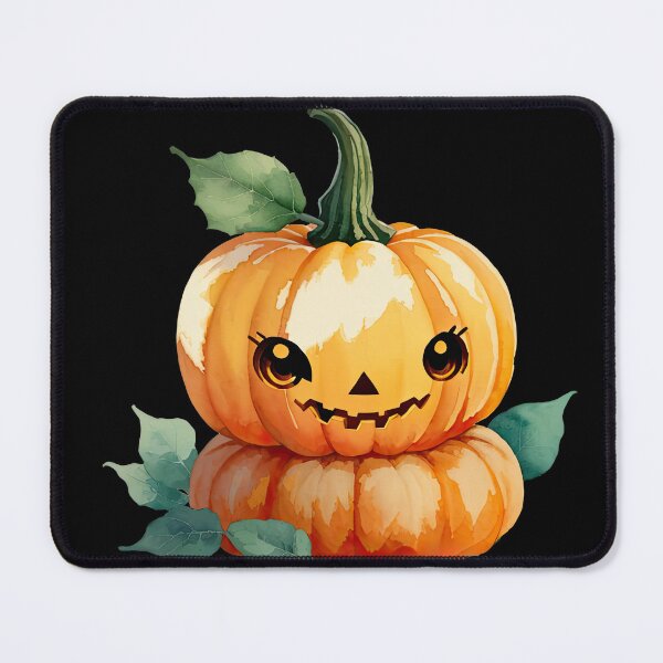 Item preview, Pumpkin with Face and Flowers designed and sold by pixclipart.