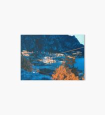 Limone, Lake Garda, Italy at night Art Board