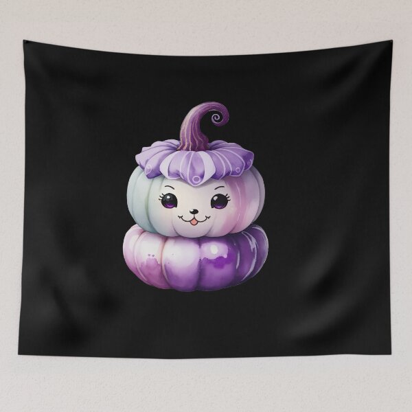 Item preview, Purple Halloween Pumpkin designed and sold by pixclipart.