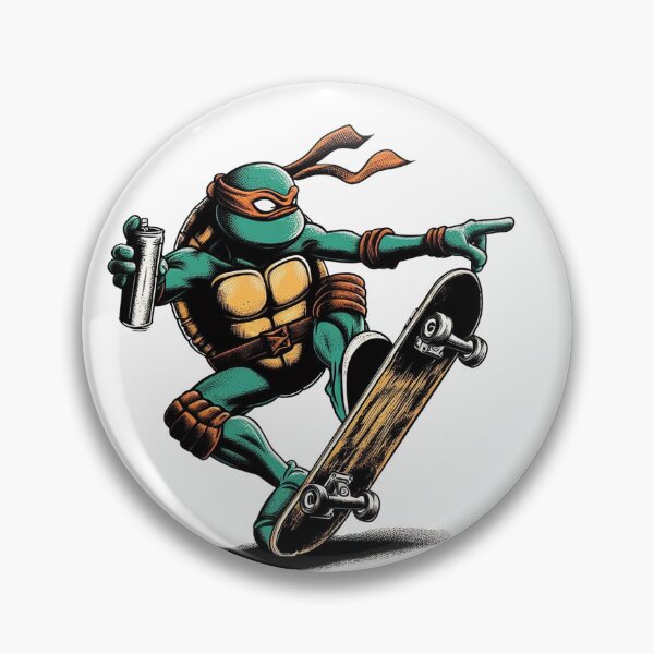 Item preview, Michaelangelo Skateboard designed and sold by VikingBearr.