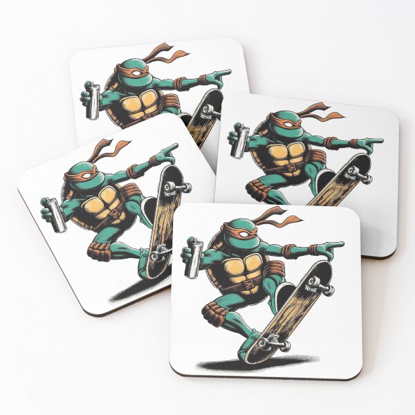 Item preview, Michaelangelo Skateboard designed and sold by VikingBearr.