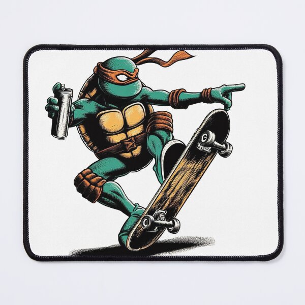 Item preview, Michaelangelo Skateboard designed and sold by VikingBearr.