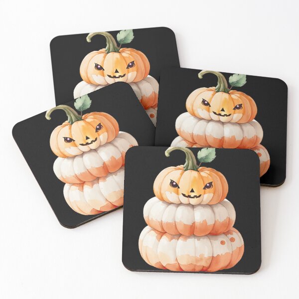 Item preview, Pumpkin Stack with Eyes and Nose designed and sold by pixclipart.