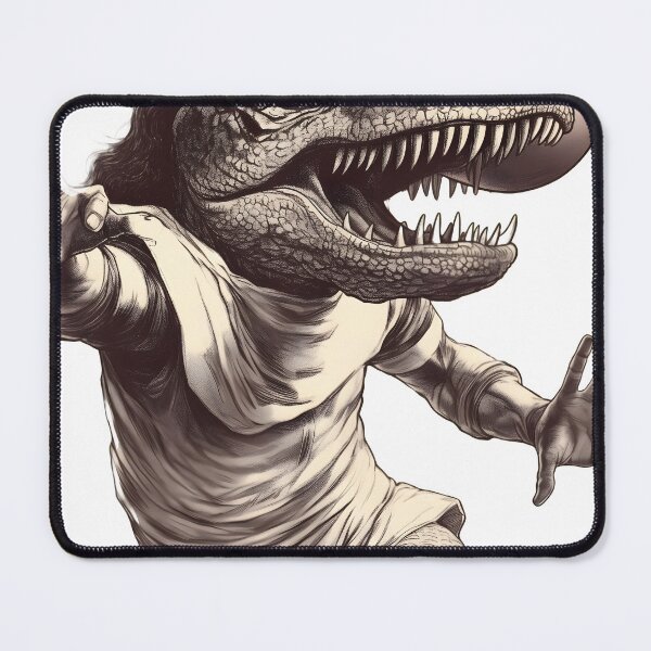 Item preview, Godzilla Fantasy Football Dinosaur, drafted by none other than Fantasy Jesus himself, got hit by a football in Jurassic Field  designed and sold by ignasirus.