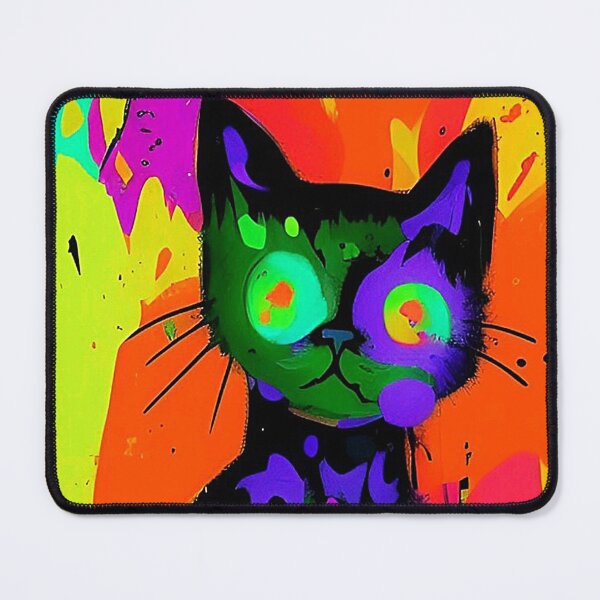 Item preview, Colorful Cartoonish Cat designed and sold by CarolM.